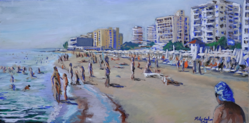 Peter Gulian – Castella beach painting